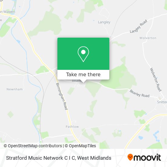 Stratford Music Network C I C map