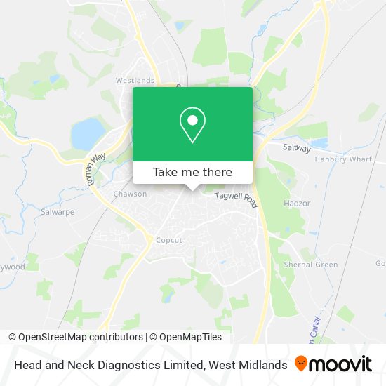 Head and Neck Diagnostics Limited map