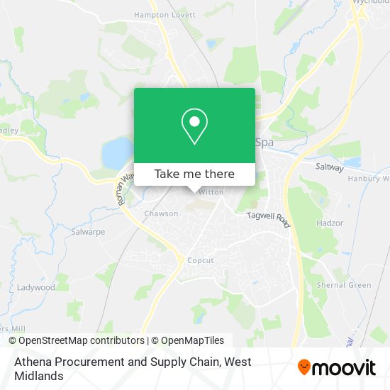 Athena Procurement and Supply Chain map