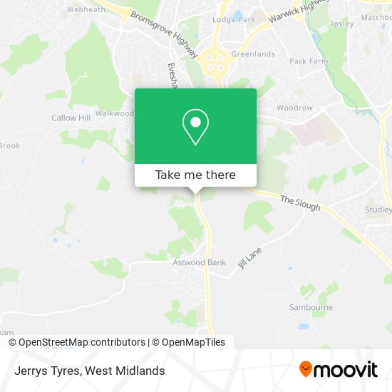 Jerrys Tyres map