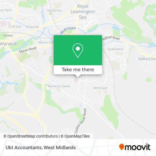 Ubt Accountants map