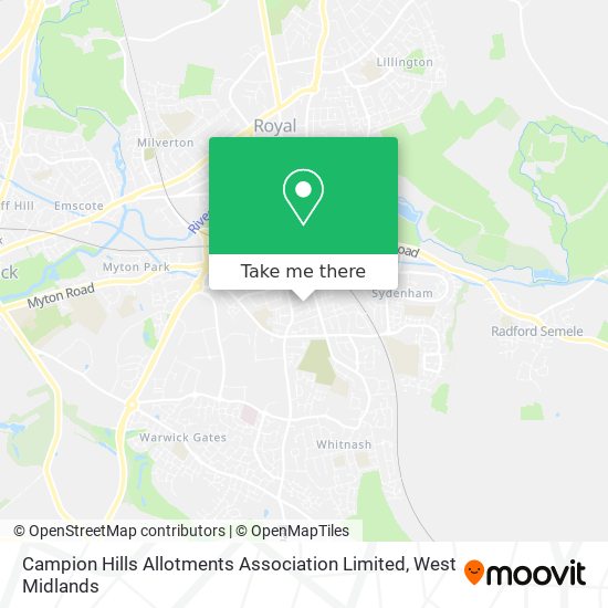 Campion Hills Allotments Association Limited map