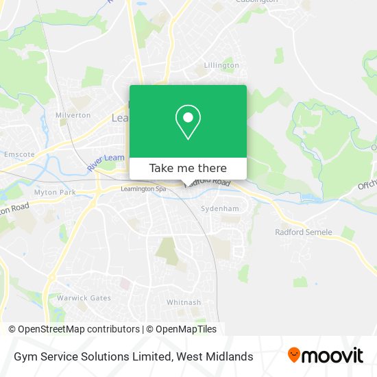 Gym Service Solutions Limited map