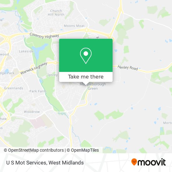 U S Mot Services map