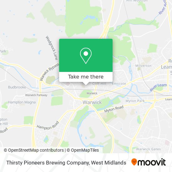 Thirsty Pioneers Brewing Company map