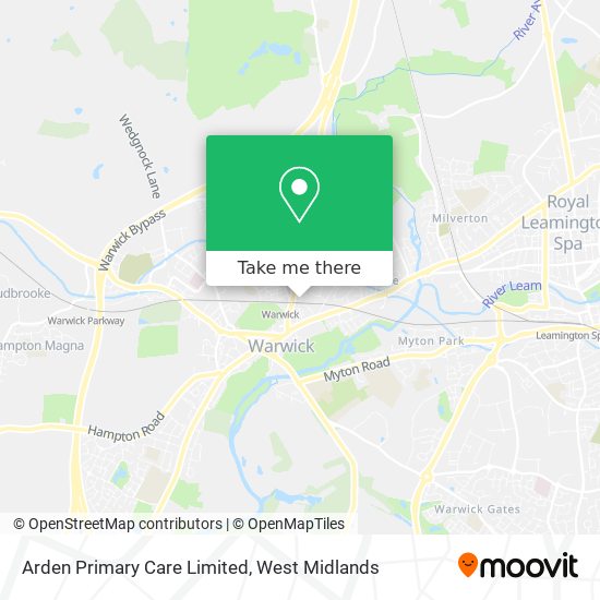 Arden Primary Care Limited map