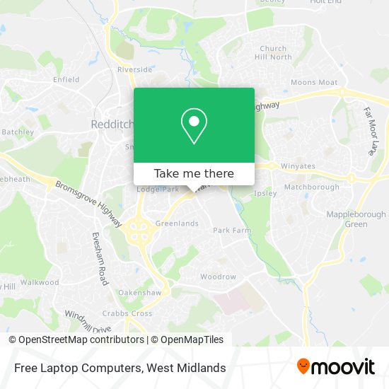 Free Laptop Computers map