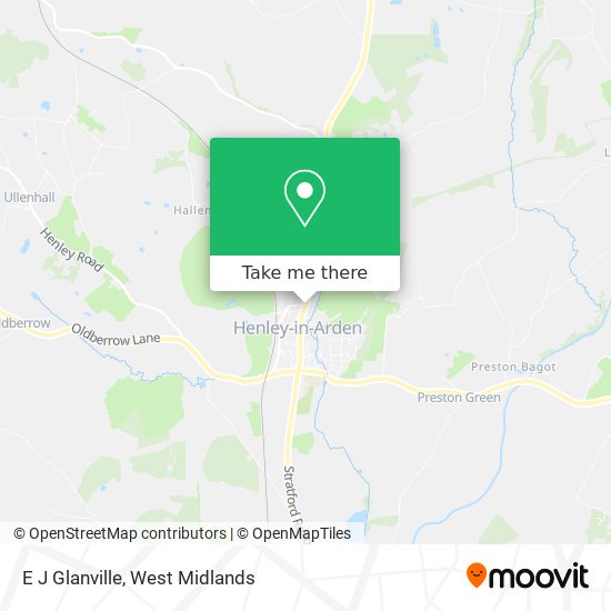 E J Glanville map