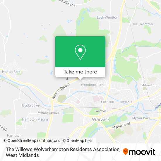 The Willows Wolverhampton Residents Association map