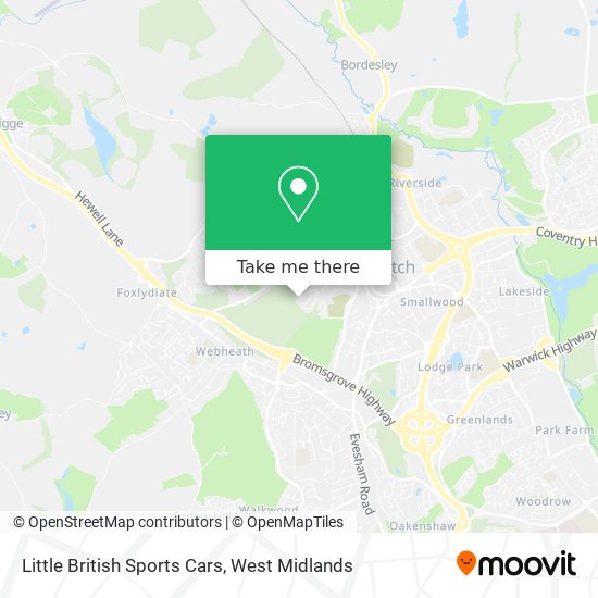 Little British Sports Cars map