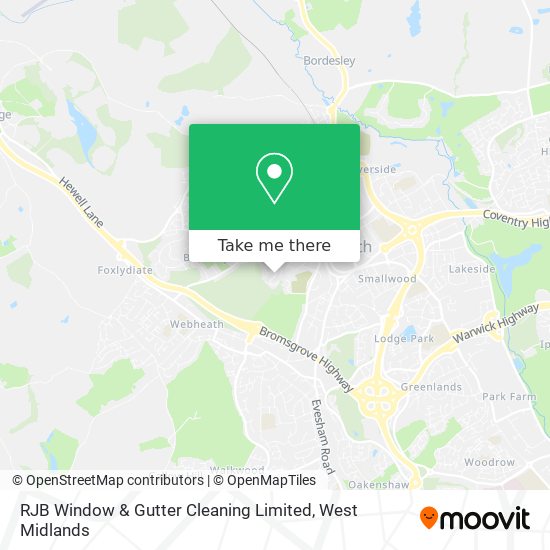 RJB Window & Gutter Cleaning Limited map