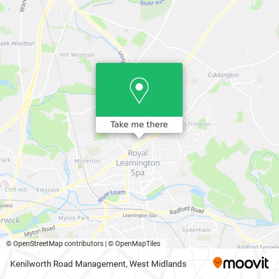 Kenilworth Road Management map