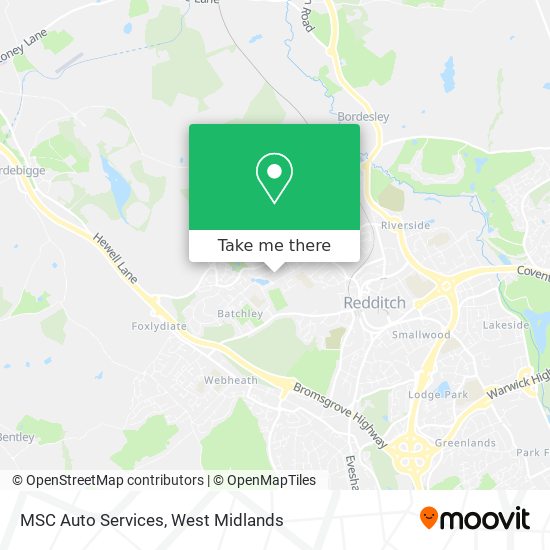 MSC Auto Services map