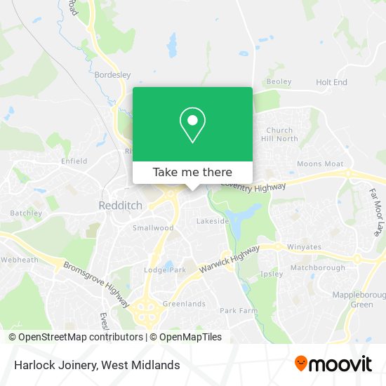 Harlock Joinery map