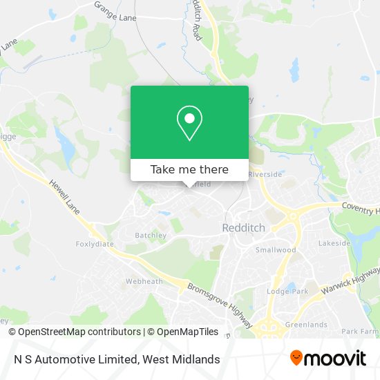 N S Automotive Limited map