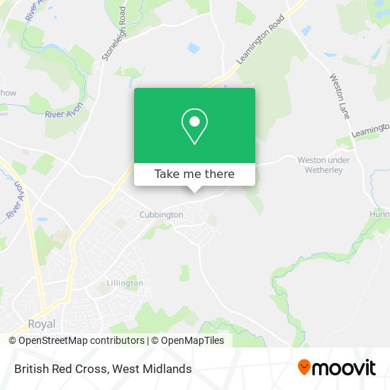 British Red Cross map
