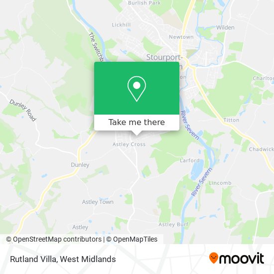 Rutland Villa map