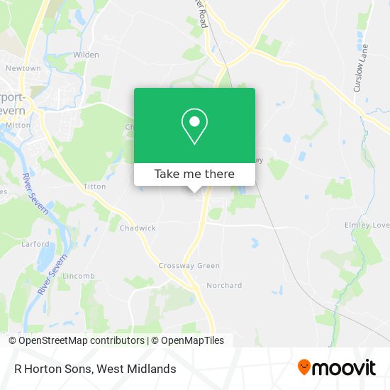 R Horton Sons map