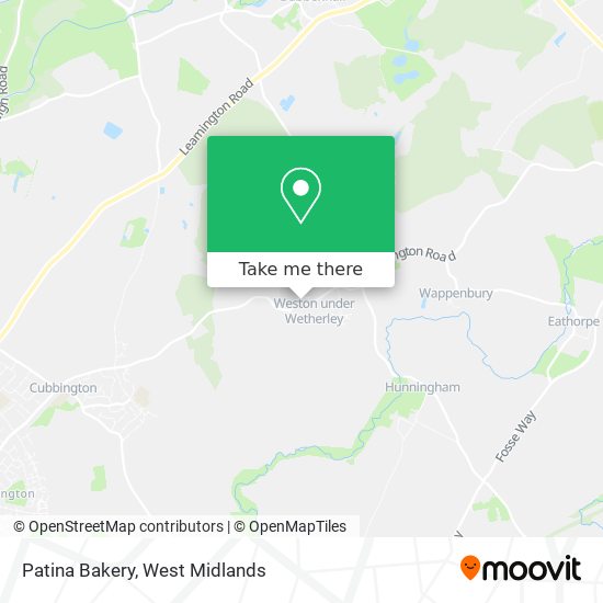 Patina Bakery map