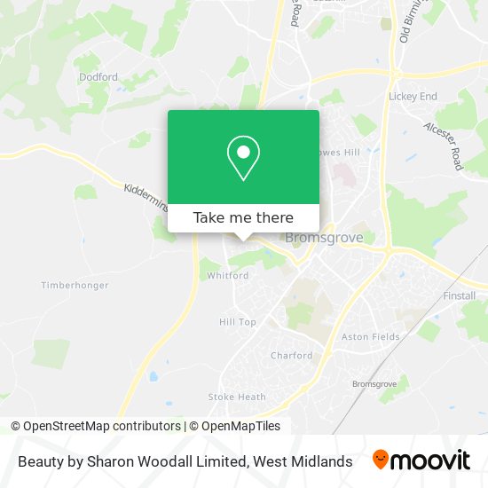 Beauty by Sharon Woodall Limited map