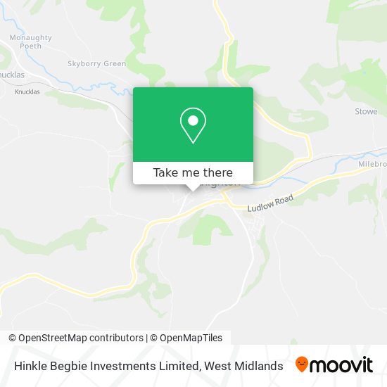 Hinkle Begbie Investments Limited map