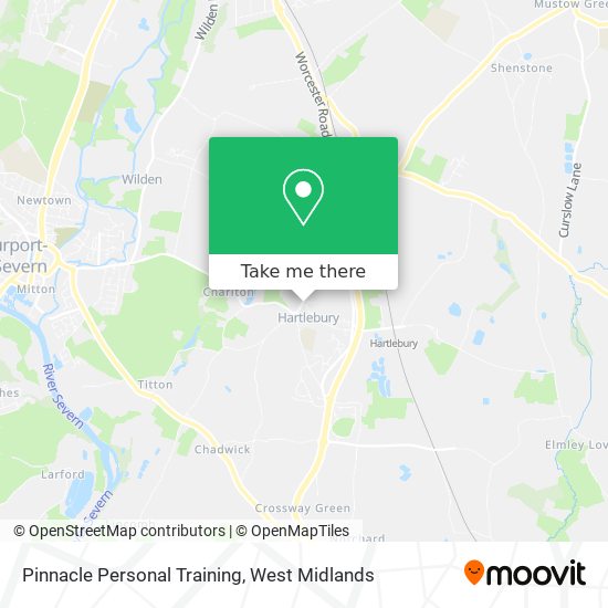 Pinnacle Personal Training map