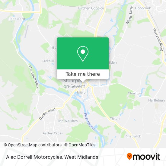 Alec Dorrell Motorcycles map