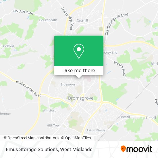 Emus Storage Solutions map