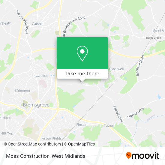 Moss Construction map