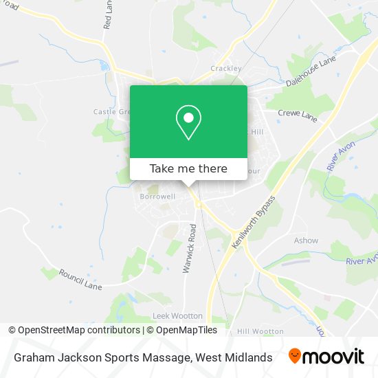 Graham Jackson Sports Massage map
