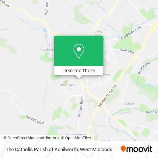 The Catholic Parish of Kenilworth map