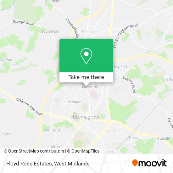 Floyd Rose Estates map