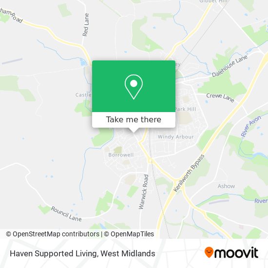 Haven Supported Living map