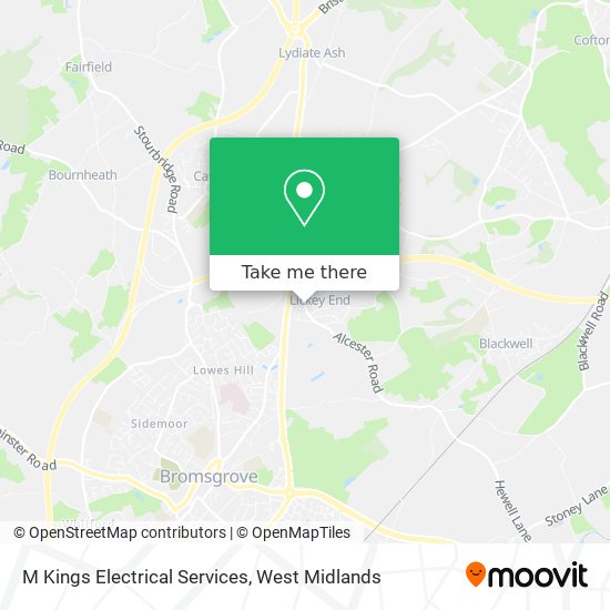 M Kings Electrical Services map