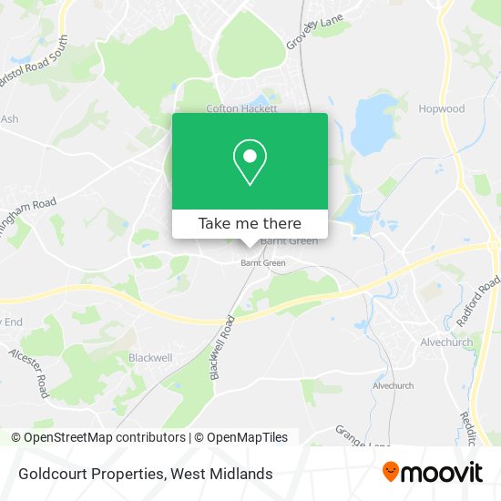 Goldcourt Properties map
