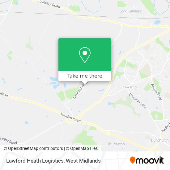 Lawford Heath Logistics map