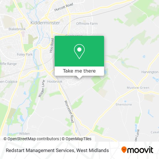 Redstart Management Services map