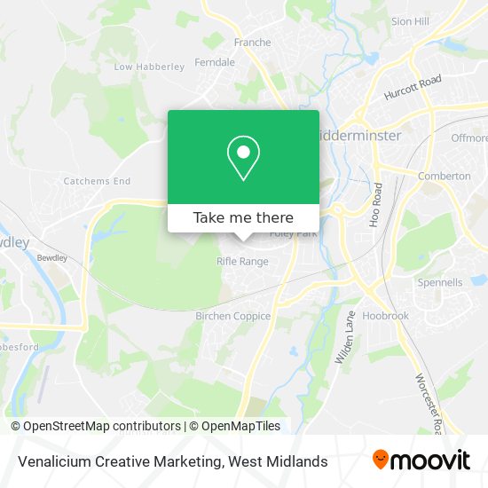 Venalicium Creative Marketing map