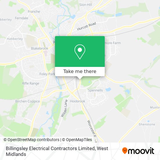 Billingsley Electrical Contractors Limited map