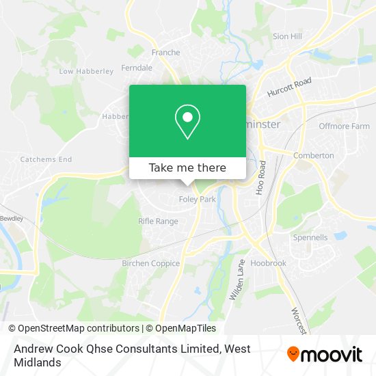 Andrew Cook Qhse Consultants Limited map