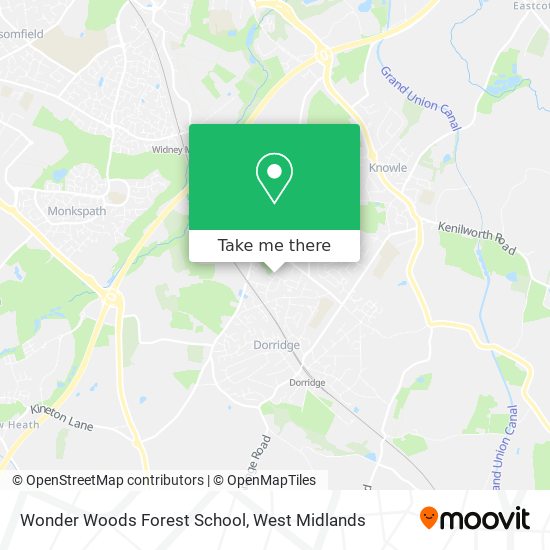 Wonder Woods Forest School map