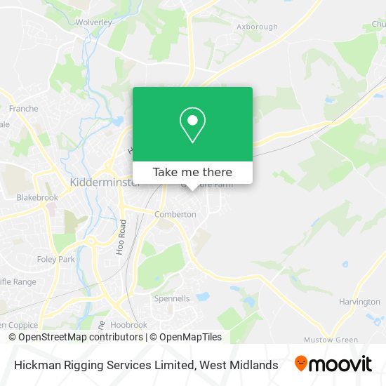 Hickman Rigging Services Limited map