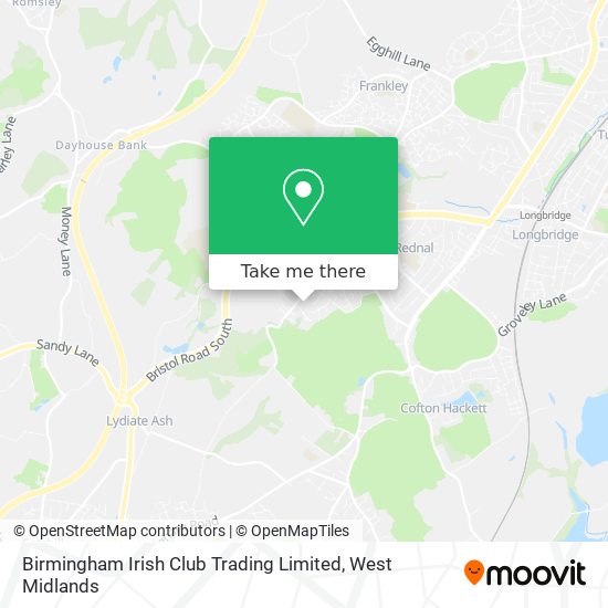 Birmingham Irish Club Trading Limited map