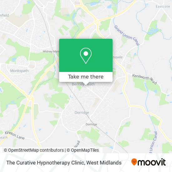 The Curative Hypnotherapy Clinic map