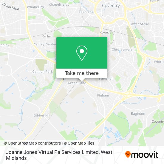 Joanne Jones Virtual Pa Services Limited map