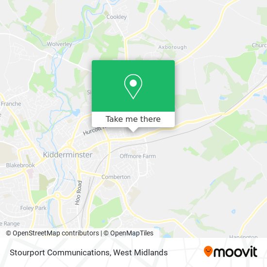 Stourport Communications map