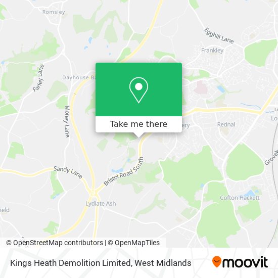 Kings Heath Demolition Limited map