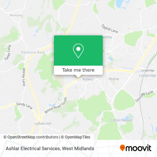 Ashlar Electrical Services map