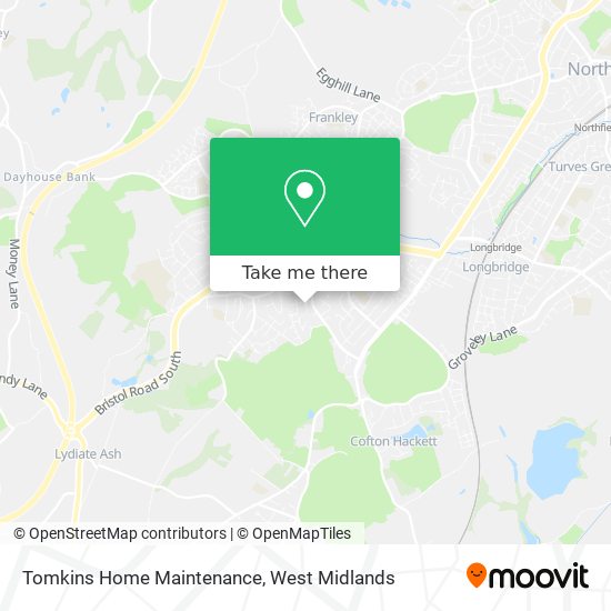 Tomkins Home Maintenance map
