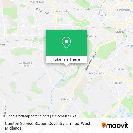 Quinton Service Station Coventry Limited map